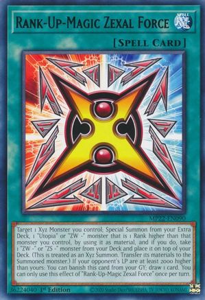 Image of Rank-Up-Magic Zexal Force [MP22-EN090] Rare