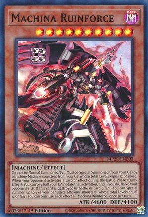Image of Machina Ruinforce [MP22-EN203] Super Rare