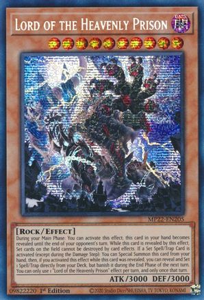 Image of Lord of the Heavenly Prison [MP22-EN205] Prismatic Secret Rare