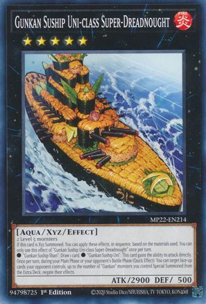 Image of Gunkan Suship Uni-class Super-Dreadnought [MP22-EN214] Common
