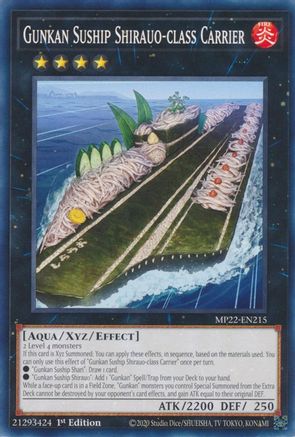 Image of Gunkan Suship Shirauo-class Carrier [MP22-EN215] Common