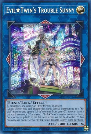 Image of Evil Twin's Trouble Sunny [MP22-EN216] Prismatic Secret Rare