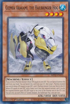 Image of Gizmek Arakami, the Hailbringer Hog [MP22-EN133] Common