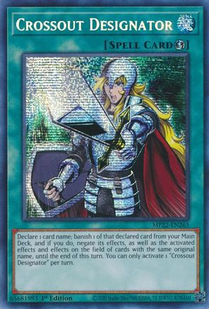 Image of Crossout Designator [MP22-EN265] Prismatic Secret Rare