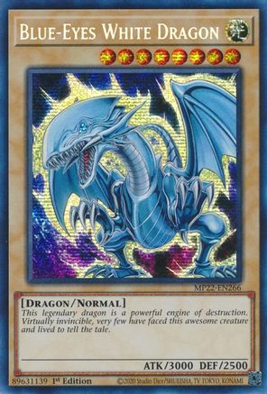 Image of Blue-Eyes White Dragon [MP22-EN266] Prismatic Secret Rare