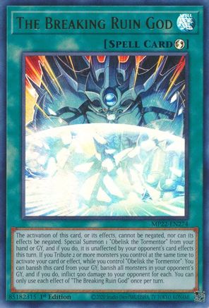Image of The Breaking Ruin God [MP22-EN274] Ultra Rare