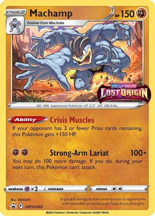 Image of Machamp (SWSH243) [Sword & Shield: Black Star Promos]