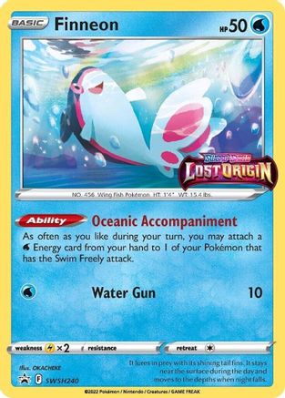 Image of Finneon (SWSH240) [Sword & Shield: Black Star Promos]