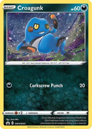 Image of Croagunk (SWSH245) [Sword & Shield: Black Star Promos]