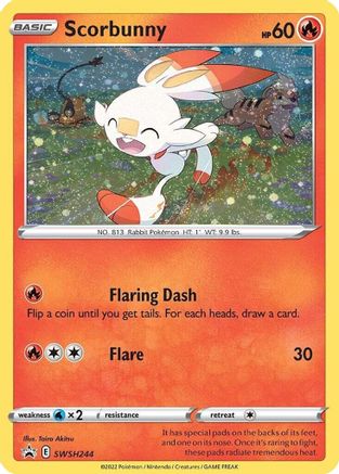Image of Scorbunny (SWSH244) [Sword & Shield: Black Star Promos]