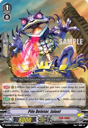 Image of Pile Deletor, Jaluel (BCS2022/VGP02EN) [Bushiroad Event Cards]