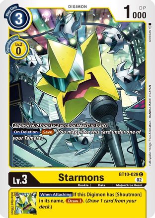 Image of Starmons [BT10-029] [Xros Encounter]