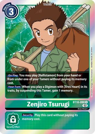 Image of Zenjiro Tsurugi [BT10-090] [Xros Encounter]