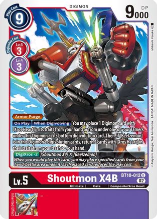Image of Shoutmon X4B [BT10-012] [Xros Encounter]