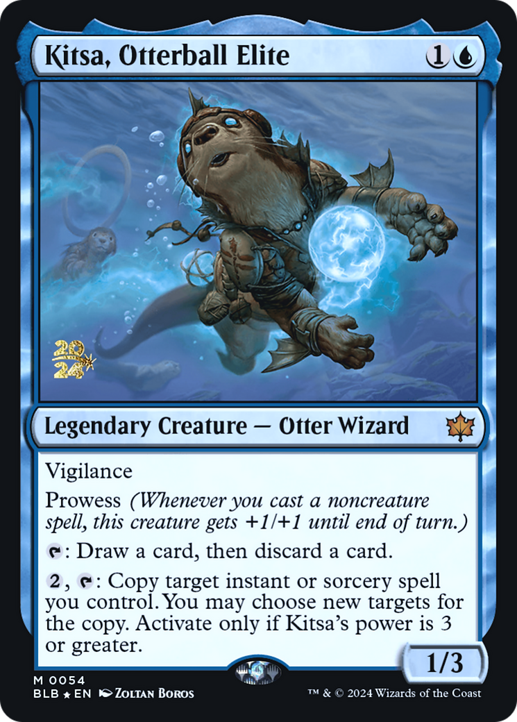 Image of Kitsa, Otterball Elite [Bloomburrow Prerelease Promos]