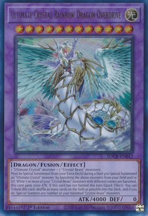 Image of Ultimate Crystal Rainbow Dragon Overdrive [SDCB-EN042] Ultra Rare