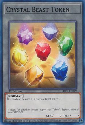Image of Crystal Beast Token [SDCB-EN049] Common