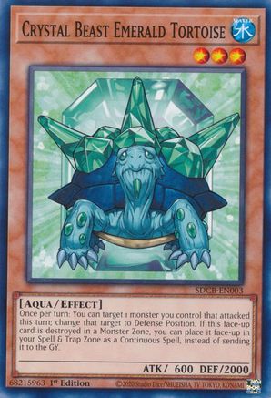 Image of Crystal Beast Emerald Tortoise [SDCB-EN003] Common