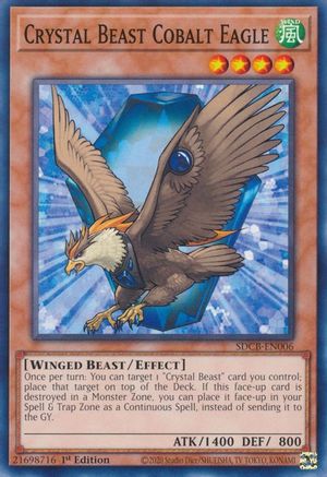 Image of Crystal Beast Cobalt Eagle [SDCB-EN006] Common