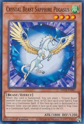 Image of Crystal Beast Sapphire Pegasus [SDCB-EN007] Common