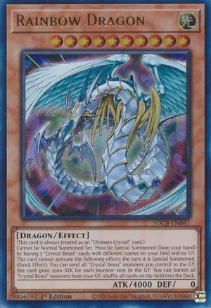 Image of Rainbow Dragon [SDCB-EN041] Ultra Rare