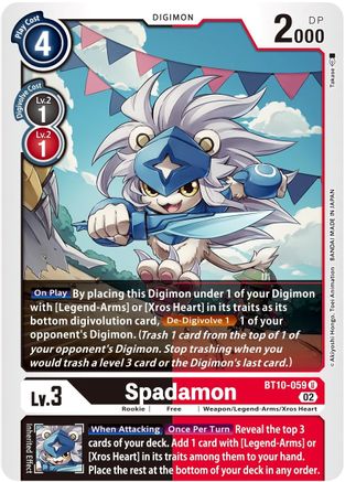 Image of Spadamon [BT10-059] [Xros Encounter]