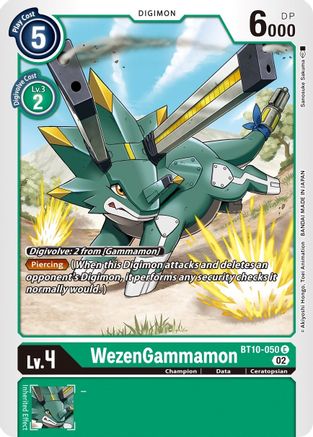 Image of WezenGammamon [BT10-050] [Xros Encounter]