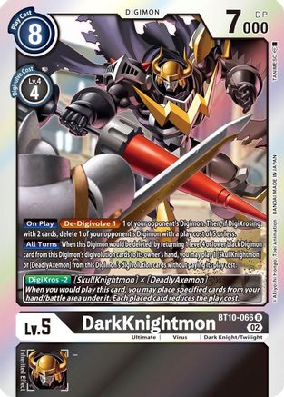Image of DarkKnightmon [BT10-066] [Xros Encounter]
