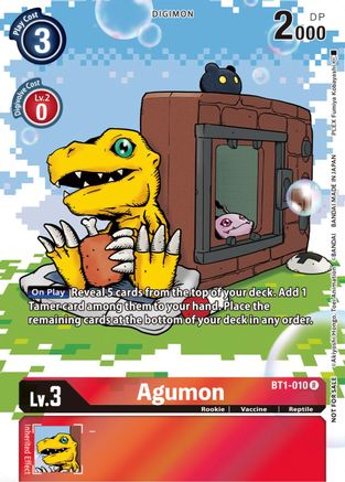 Image of Agumon [BT1-010] (25th Special Memorial Pack) [Release Special Booster Promos]