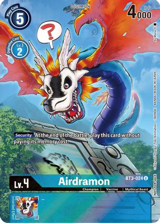 Image of Airdramon [BT3-024] (25th Special Memorial Pack) [Release Special Booster Promos]