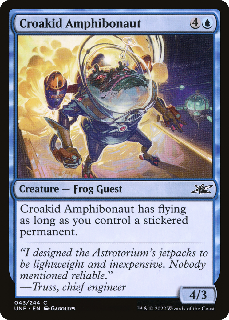 Image of Croakid Amphibonaut [Unfinity]