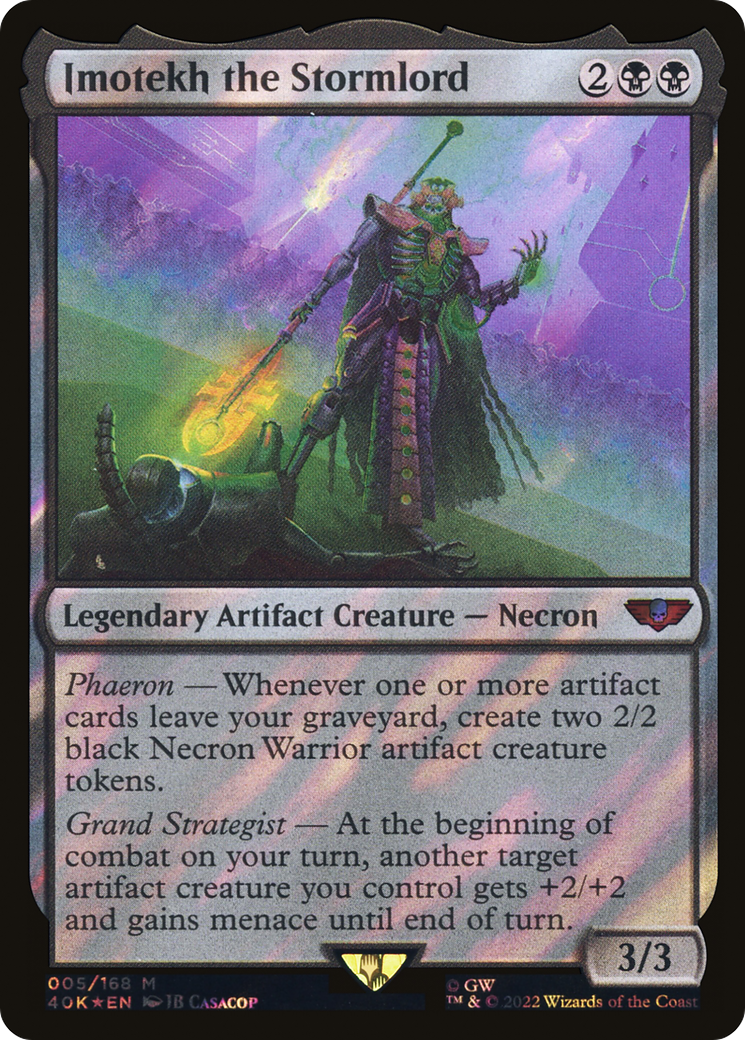 Image of Imotekh the Stormlord (Surge Foil) [Warhammer 40,000]
