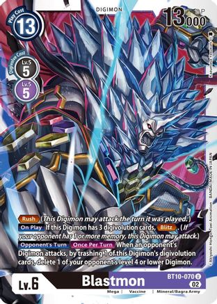 Image of Blastmon [BT10-070] [Xros Encounter]