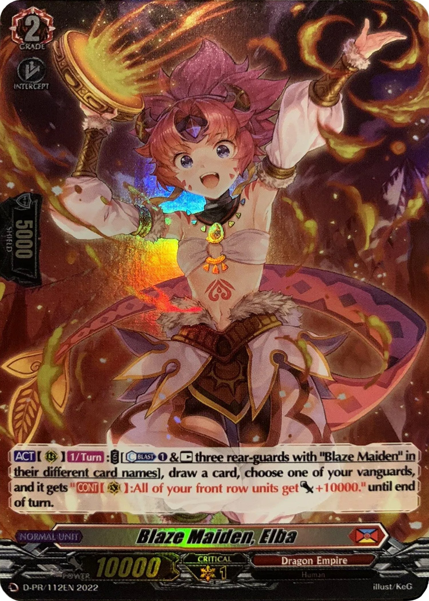 Image of Blaze Maiden, Elba (112) (D-PR/112EN) [D Promo Cards]