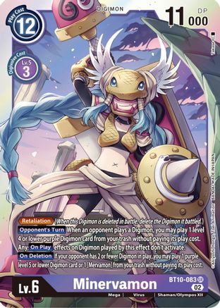 Image of Minervamon [BT10-083] [Xros Encounter]