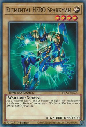 Image of Elemental HERO Sparkman [SGX2-ENA04] Common