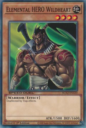 Image of Elemental HERO Wildheart [SGX2-ENA10] Common