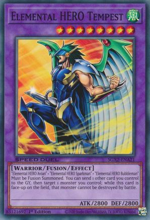 Image of Elemental HERO Tempest [SGX2-ENA21] Common