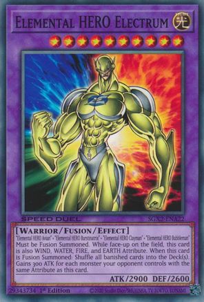 Image of Elemental HERO Electrum [SGX2-ENA22] Common