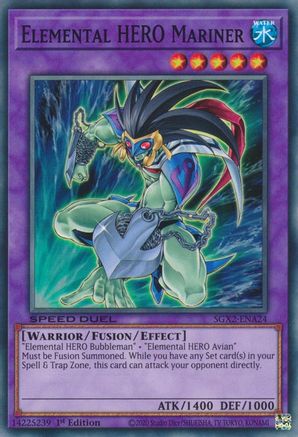 Image of Elemental HERO Mariner [SGX2-ENA24] Common