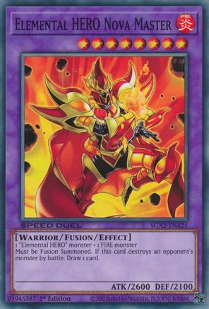 Image of Elemental HERO Nova Master [SGX2-ENA25] Common