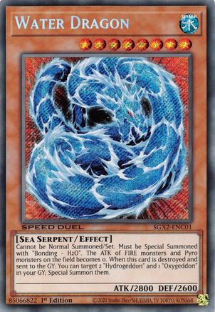 Image of Water Dragon [SGX2-ENC01] Secret Rare