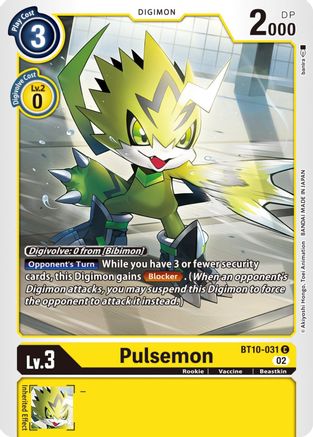 Image of Pulsemon [BT10-031] [Xros Encounter]