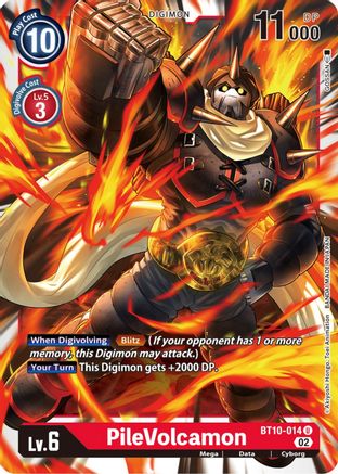 Image of PileVolcamon [BT10-014] [Xros Encounter]