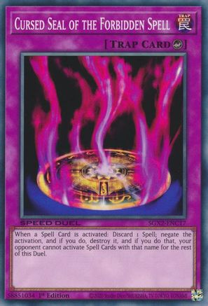 Image of Cursed Seal of the Forbidden Spell [SGX2-ENC17] Common