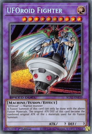 Image of UFOroid Fighter [SGX2-ENE10] Secret Rare