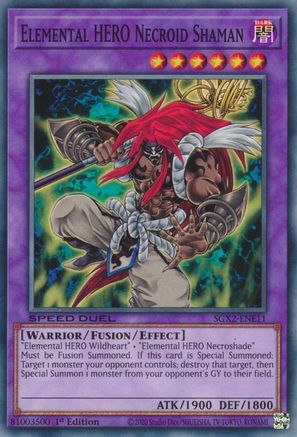 Image of Elemental HERO Necroid Shaman [SGX2-ENE11] Common