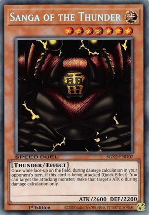 Image of Sanga of the Thunder [SGX2-END07] Secret Rare