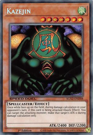 Image of Kazejin [SGX2-END08] Secret Rare