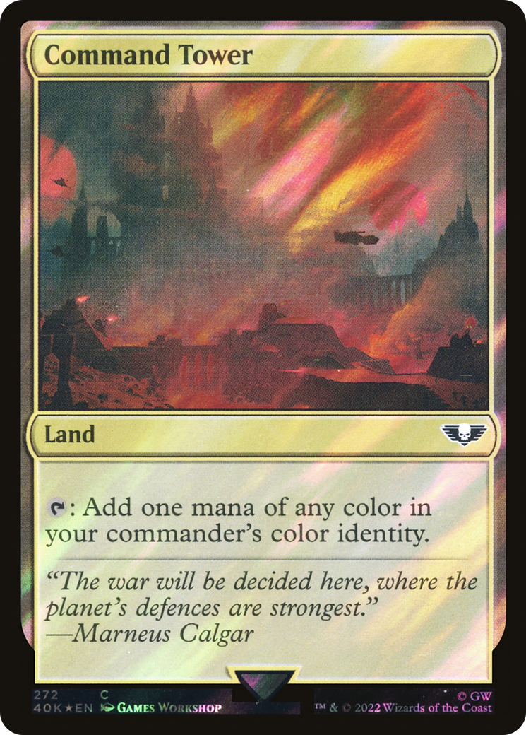 Image of Command Tower (272) (Surge Foil) [Warhammer 40,000]